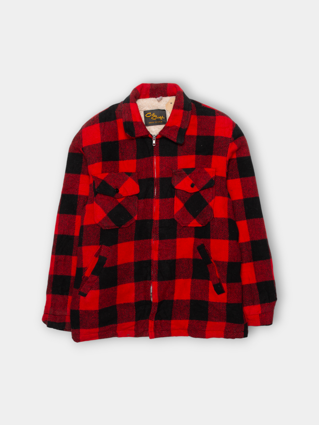 Vintage Heavy Woolen Lumberjack Shirt (L)