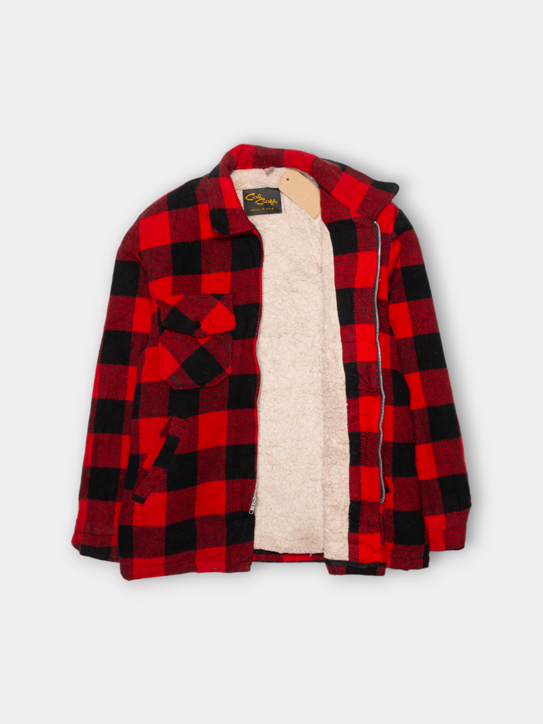 Vintage Heavy Woolen Lumberjack Shirt (L)