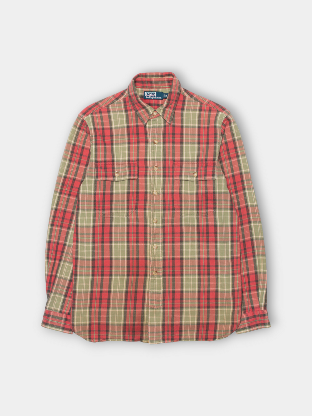 90s Ralph Lauren Flannel Shirt (M)