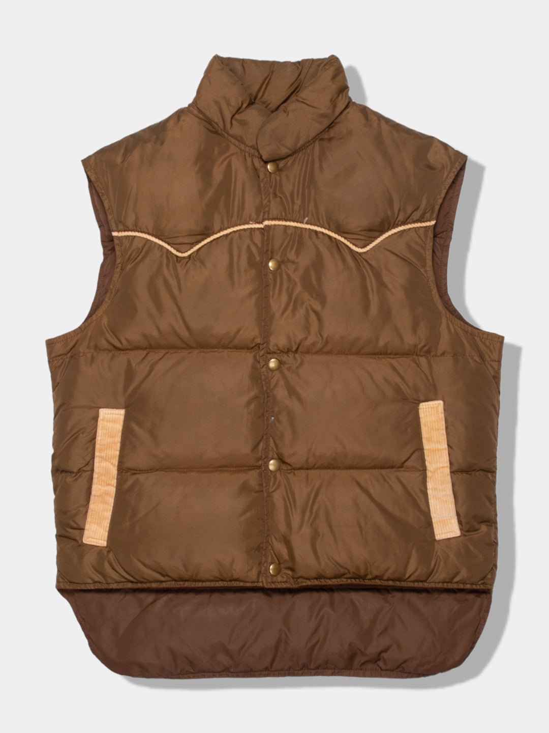 70s Comfy Puffer Gilet (M)