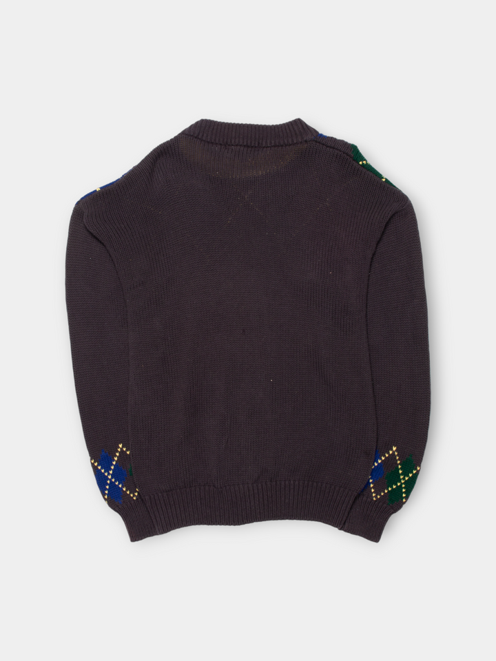 90s Nautica Argyle Sweater (L)