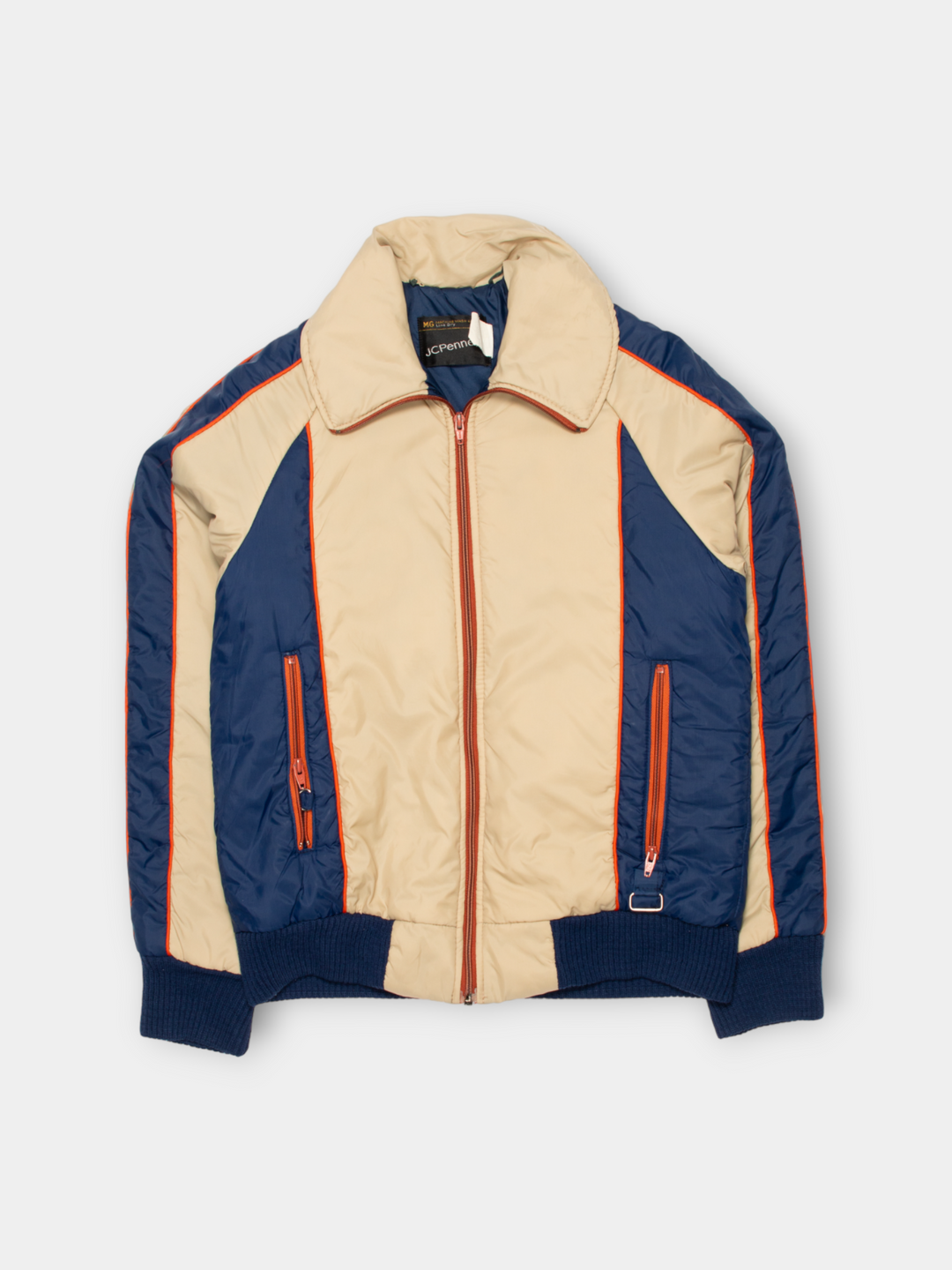 80s J C Penny Contrast Puffer (S)