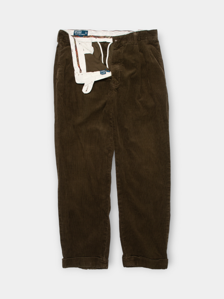 90s Ralph Lauren Corduroy Pants (35")