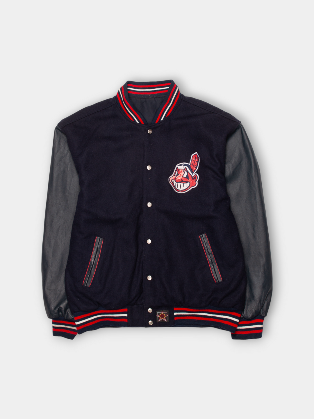 90s Cleveland Indians Varsity Jacket (XL)