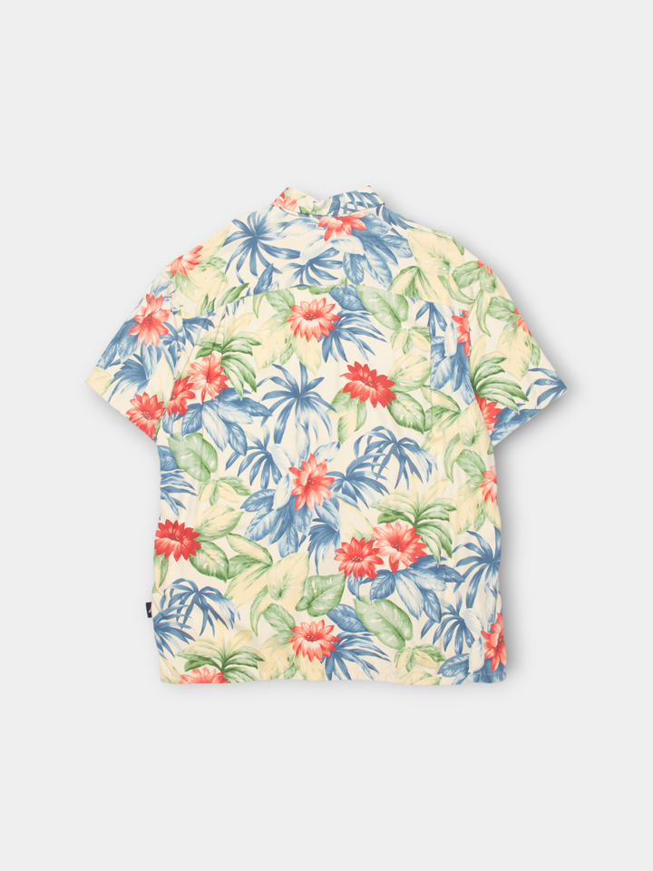 Vintage Nautica Silk Vacation Shirt (XL)
