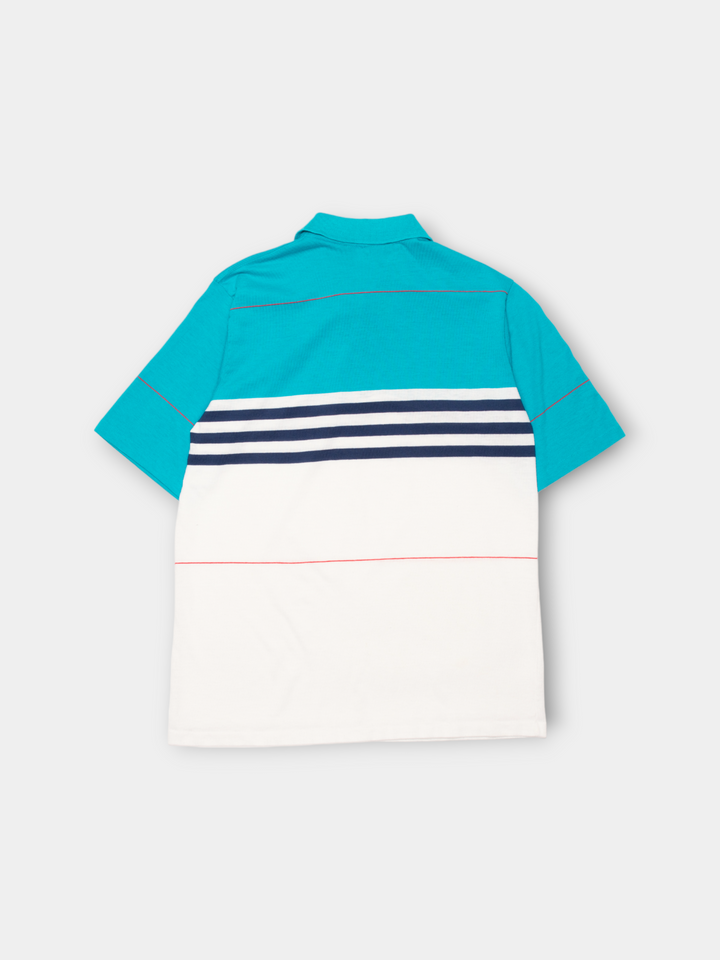 90s Striped Polo (M)