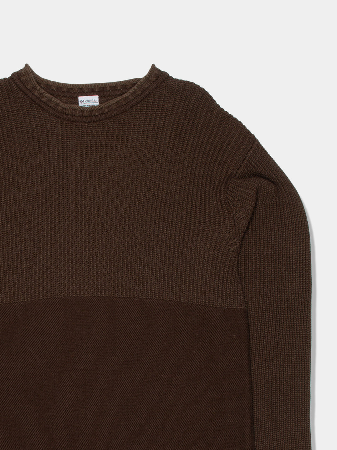 Vintage Columbia Brown Sweater (XL)