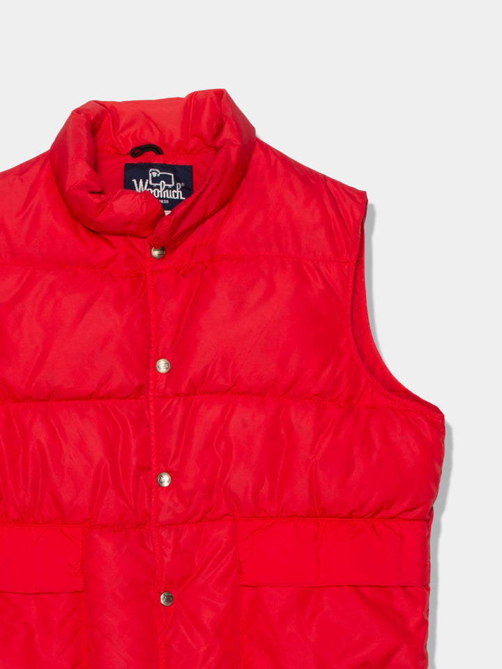 60s Woolrich Red Gilet (M)