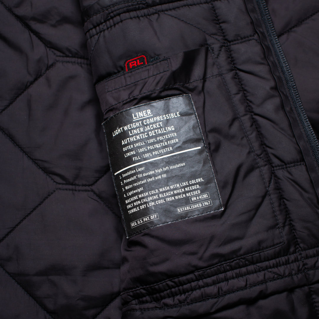 90s Polo Sport Black Out Puffer (L)