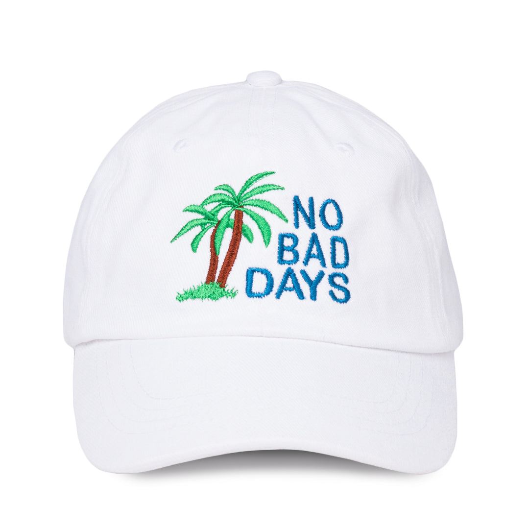 No Bad Days White Cap