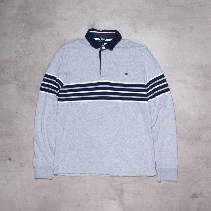 00s Tommy Hilifger Striped Rugby (XS)