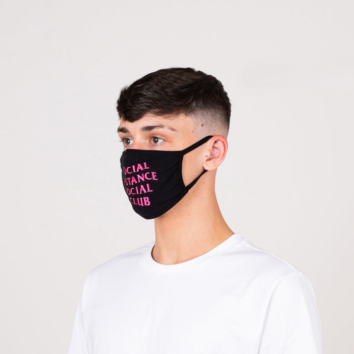 Social Embroidered Face Mask